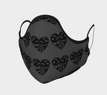 Load image into Gallery viewer, Black Heart Mask
