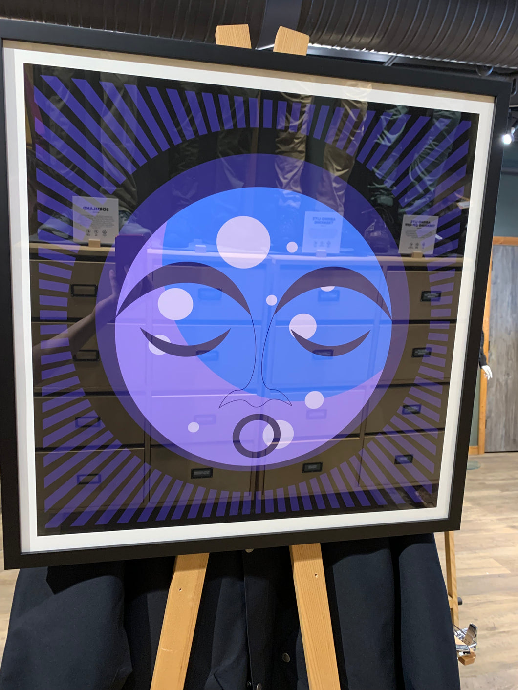 Blue Moon - Framed