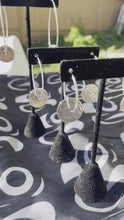Load and play video in Gallery viewer, Salmon Spindle Whorl Earrings

